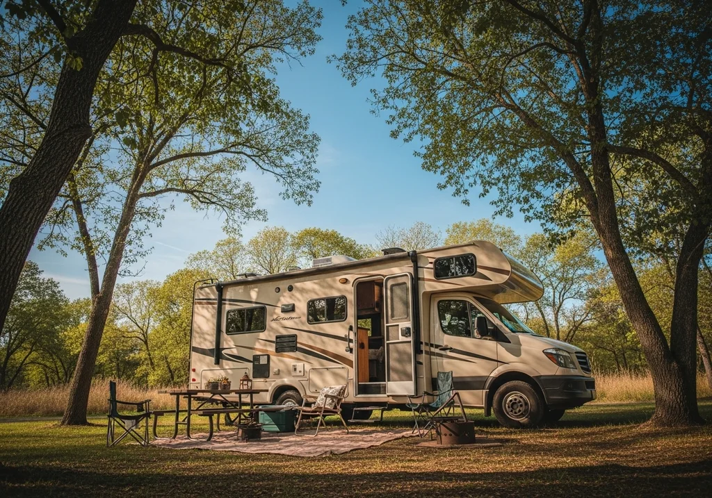 camping car nature aventure