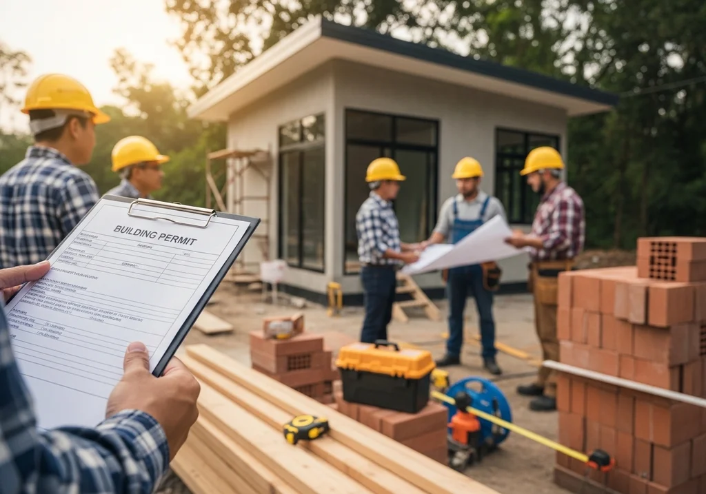 chantier construction permis