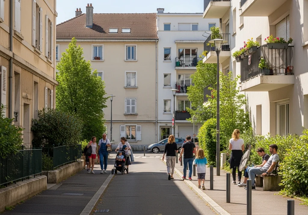 quartier résidentiel Meyzieu