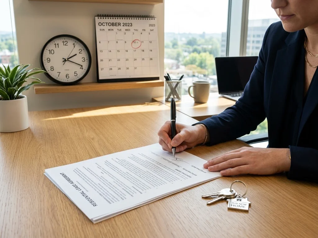 signer contrat logement